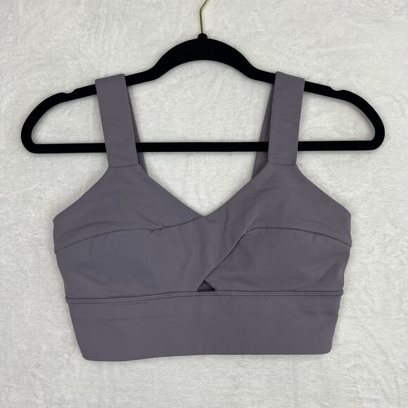 Lululemon Wild‎ Twist Bra Dusty Dawn Size 8 Sports Bra Light Purple - Picture 3 of 12